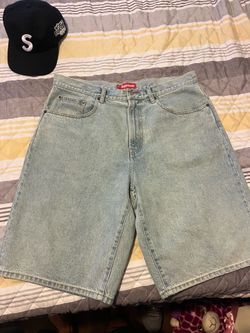 Suprem ss26 baggy denim shorts