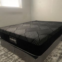 Queen Memory Foam Gel Come With Free Box Spring - Free Delivery 🚚 Today To Reasonable Distance 