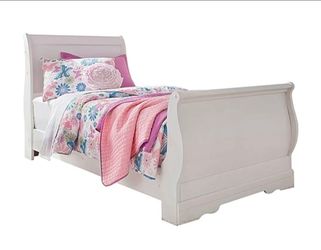 Ashley twin wooden bed