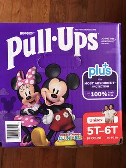 Huggies Pull Ups 5-6t/84 Diapers