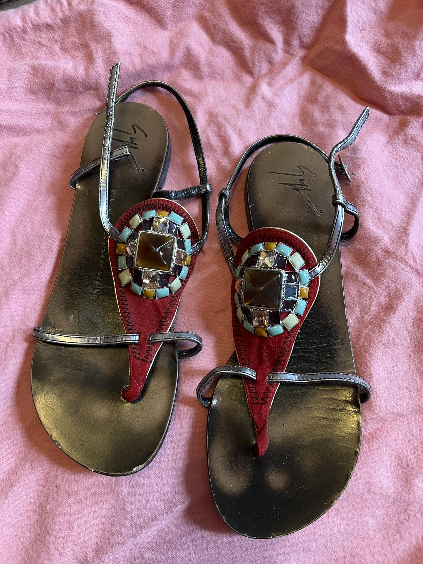 Giuseppe Zanotti Design Jewel Sandals