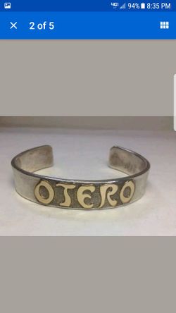 Mens sterling silver bracelet