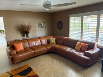 Leather Sectional