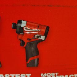 Milwaukee M12 Fuel Hex Impact With 2.0ah Battery And Charger