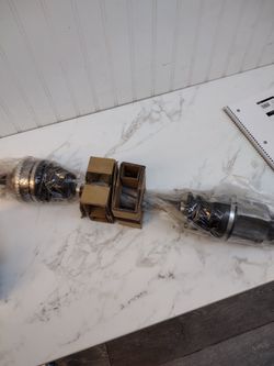 Complete front axle