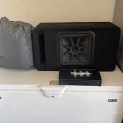 Speaker And Amp Plus Car Cover