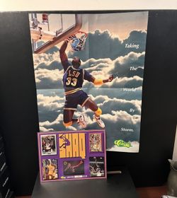 Shaquille O'Neal Limited Edition Commemorative Sheet and POSTER 19,480 of 24,900