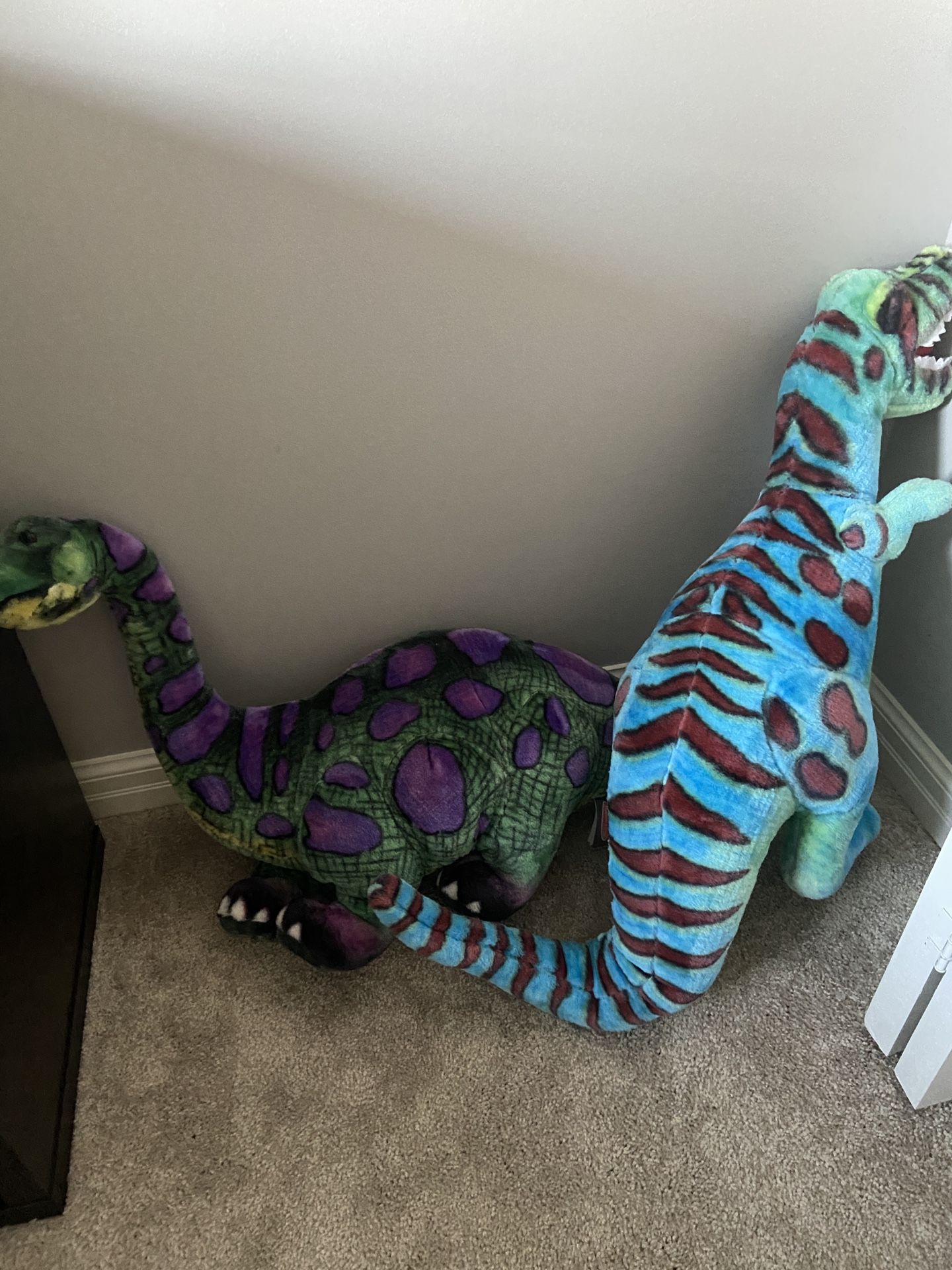 2 Melissa and Doug Dinosaur Plush Large