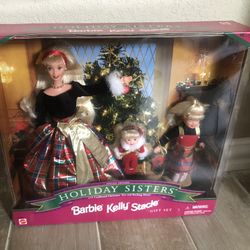 Holiday Sisters Barbie And Kelly 