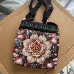 Crossbody Diamond Art Purse