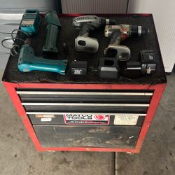 Craftsman Tool Box And Cordless Drills