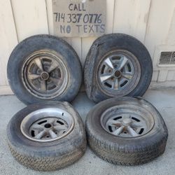 4 Pontiac Rally 15x7  Wheels  