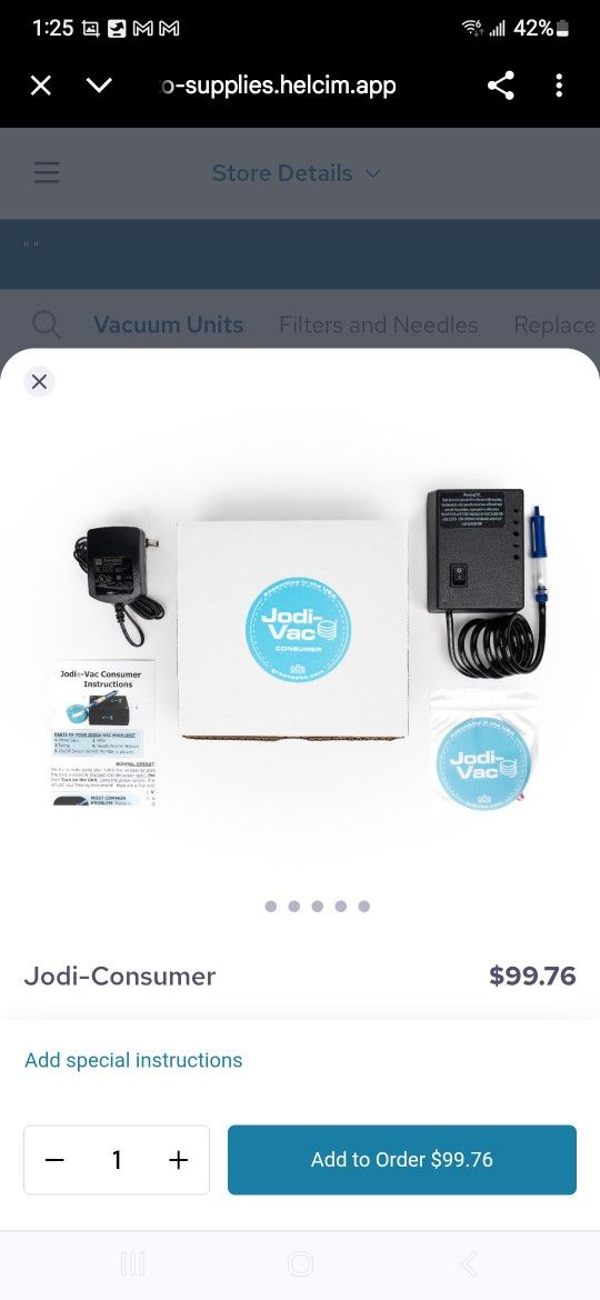 Jodi Vac Hearing Aid and IEM Vacuum