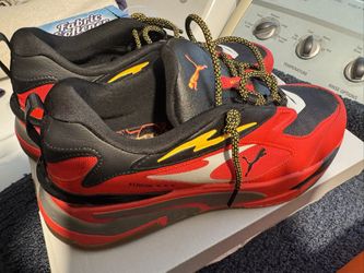 PUMA RS-FAST FLAMES HI MEN'S LOW TOP SNEAKERS SIZE 11 RED/BLACK BRAND NEW WITH OUT THE BOX!