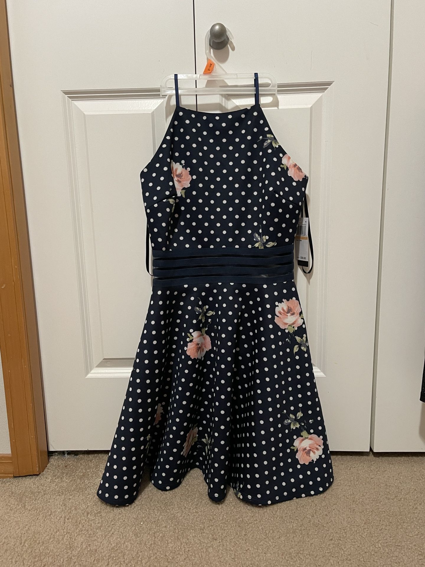 City Studio NAVY BLUE/BLUSH Dress