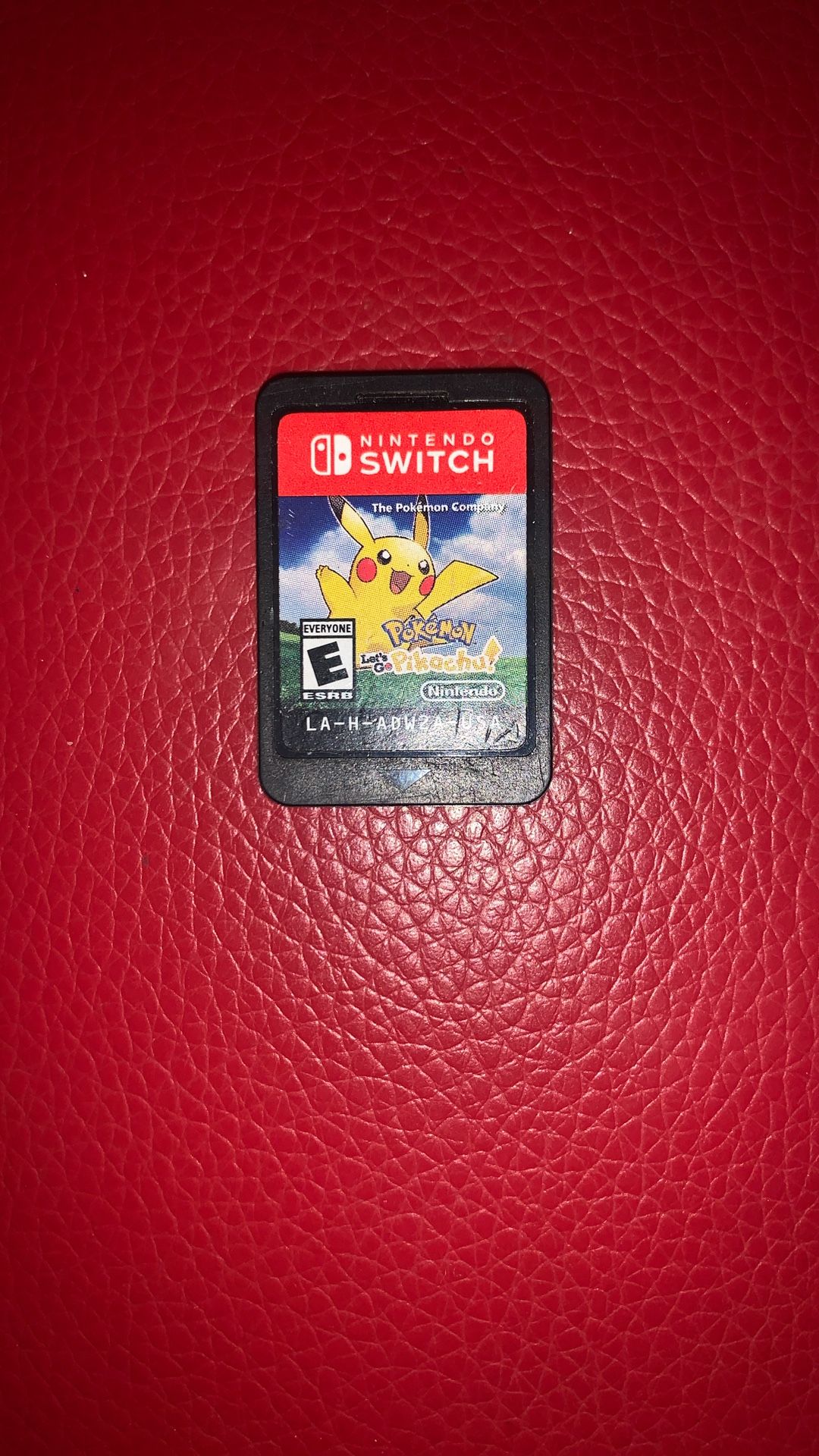 Pokemon Pikachu Lets Go Video Game for Nintendo Switch Cartridge