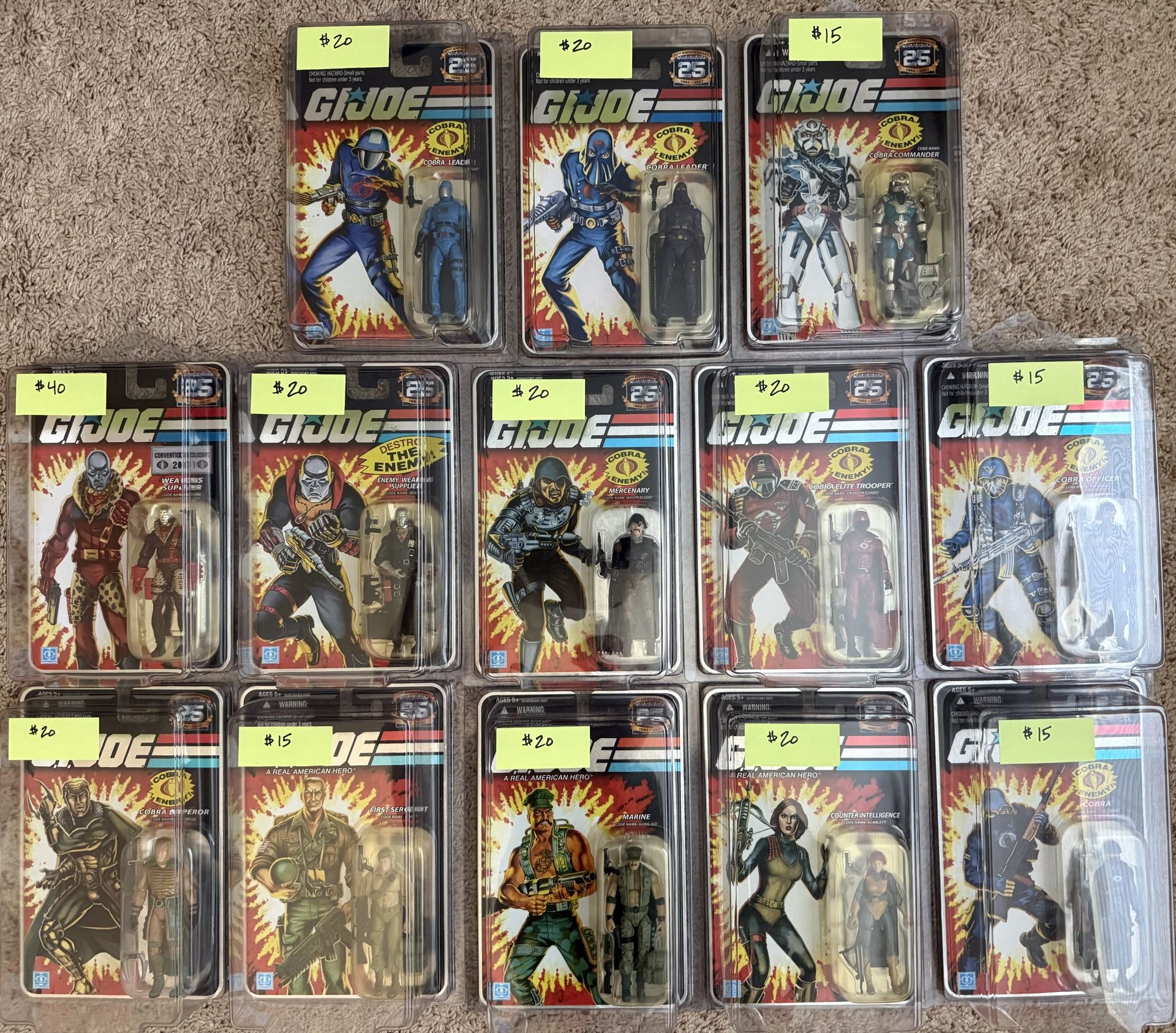 G.I. Joe 25th Anniversary Action Figures