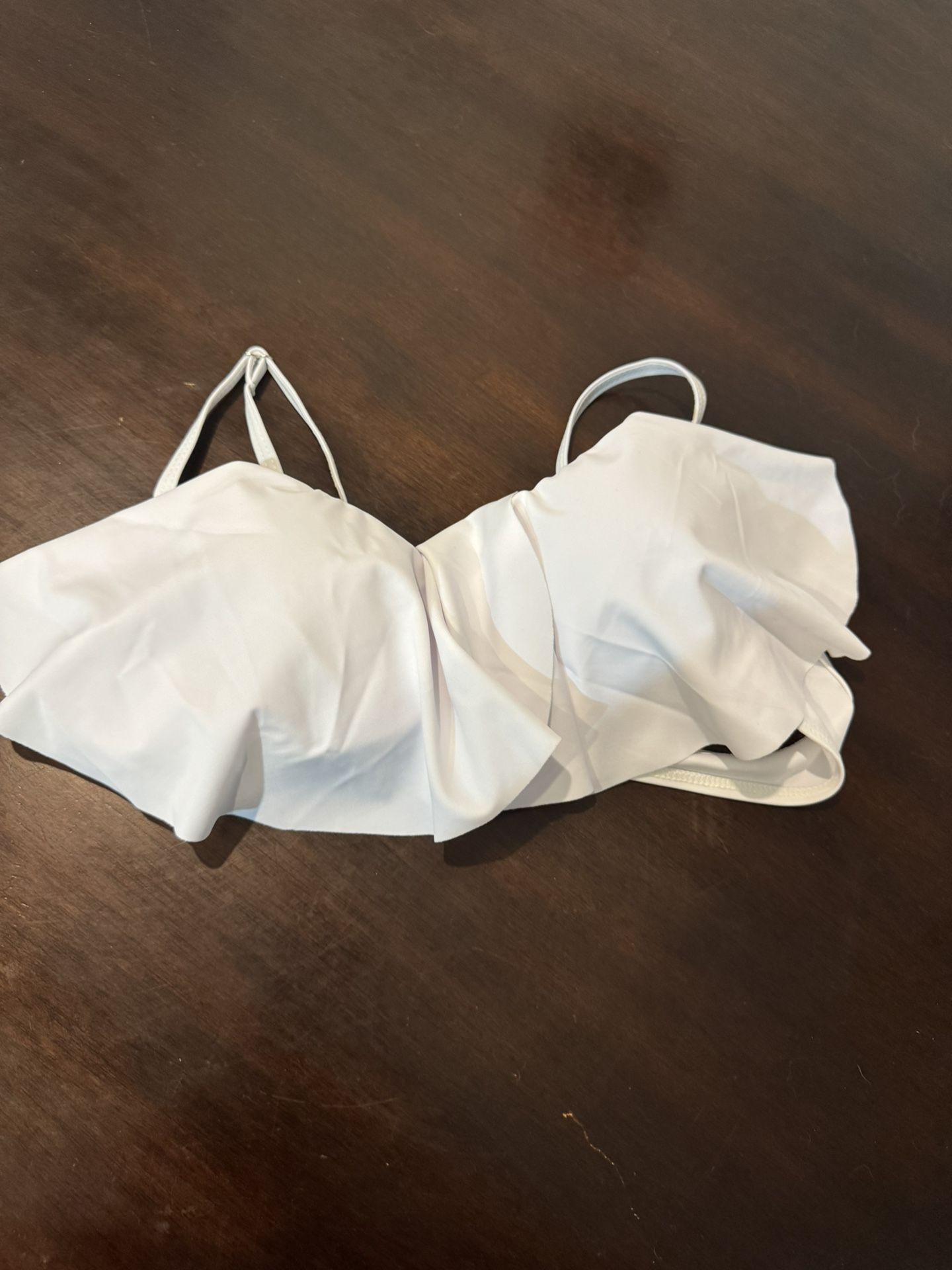 Target White Bikini Top Size L