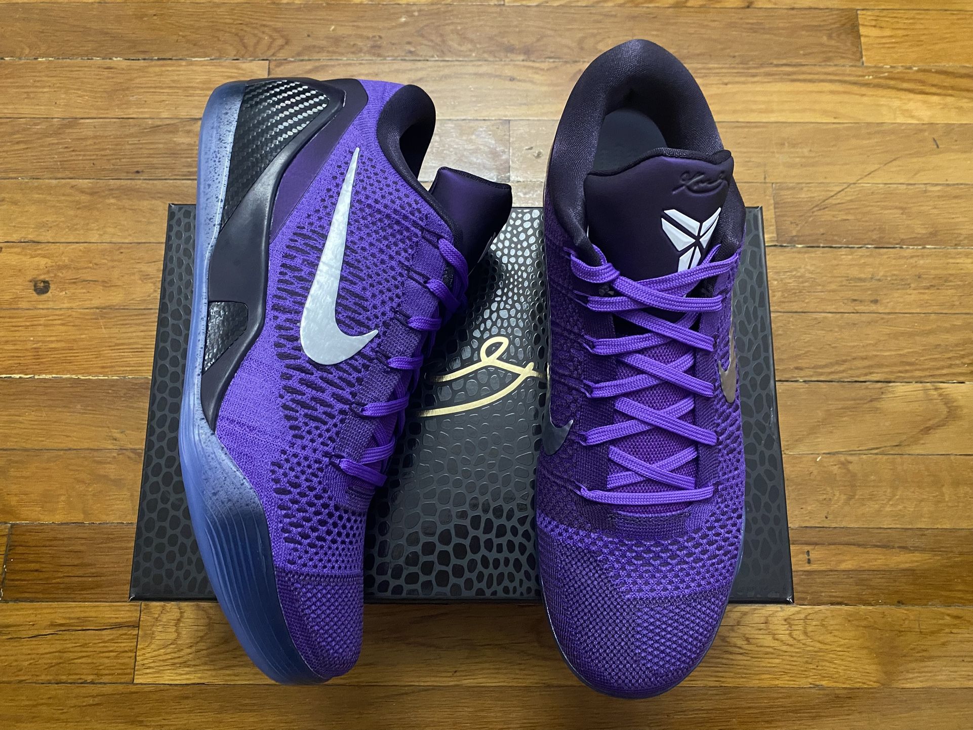 Size 15 - Kobe 9 Elite Low Protro Hyper Grape Cave Purple Men’s