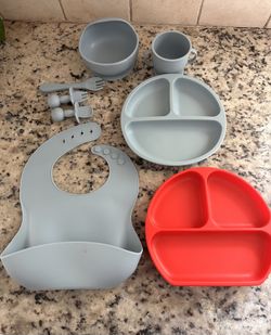 Toddler Silicone dish Sets