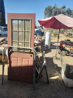 Door 32"×80" need little work on bottom glass good