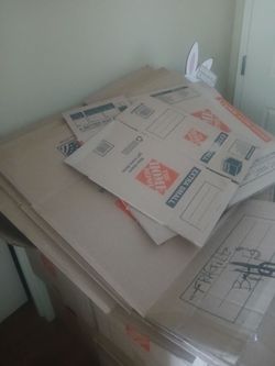 Boxes and packing tape