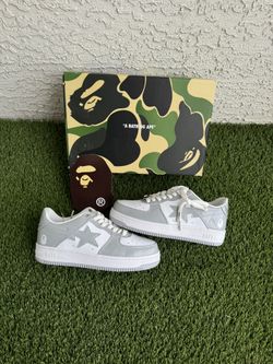 Bapesta Grey/White 