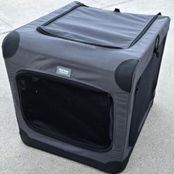 Top Paw Indoor Outdoor Portable Dog Kennel Crate