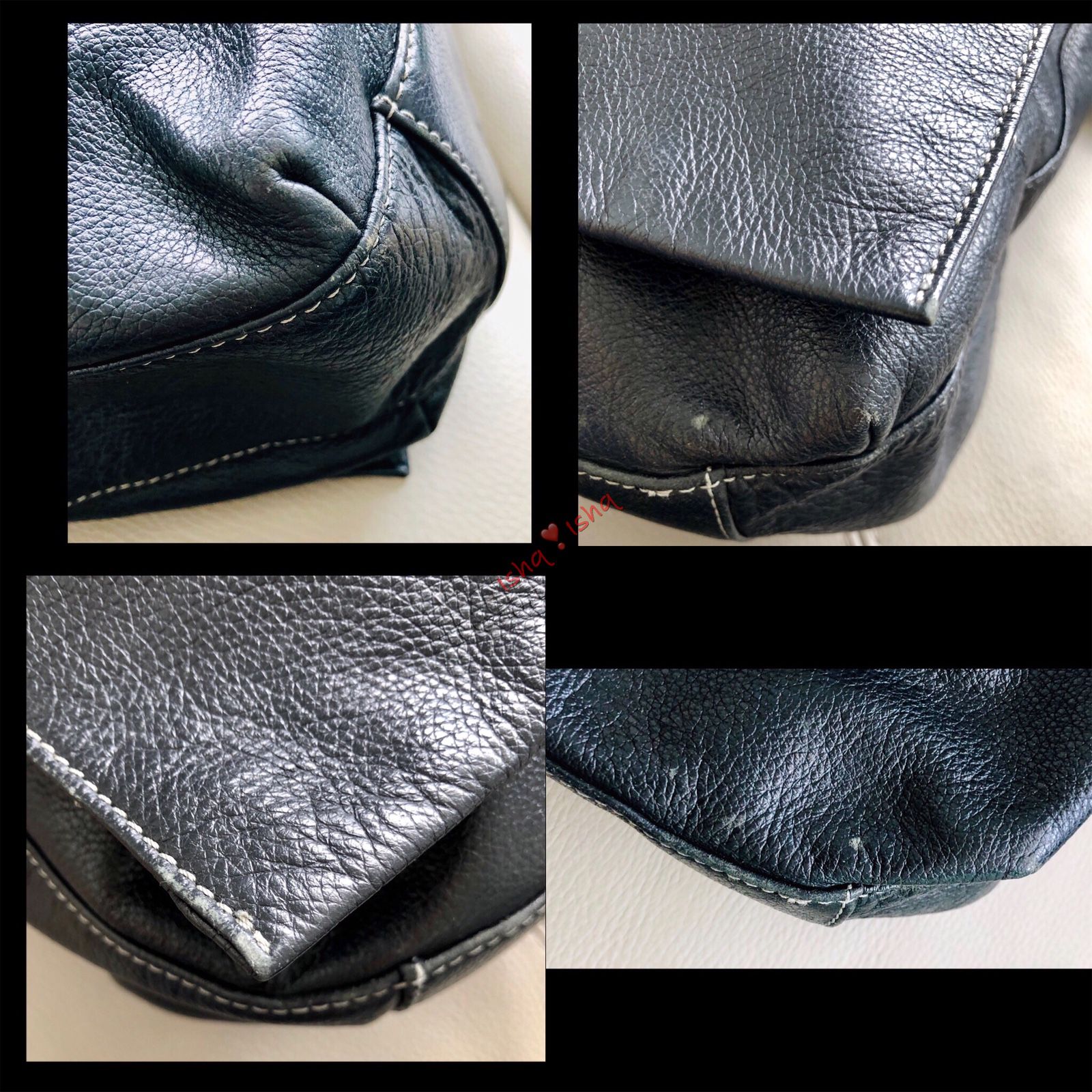 Kenneth Cole New York Vento Black Leather Messenger Bag Unisex ASO ...