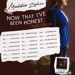 2 Maddie Zahm Concert Tickets Cambridge, MA