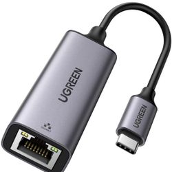 GREEN USB C to Ethernet Adapter RJ45 to Thunderbolt 3 Type C Gigabit LAN 1000Mbps Converter Compatible with MacBook Pro Air iPad Pro Surface Book Chro