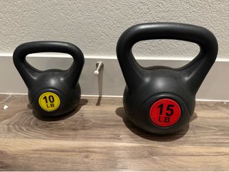 Kettlebells 10lb and 15lb - $20 total