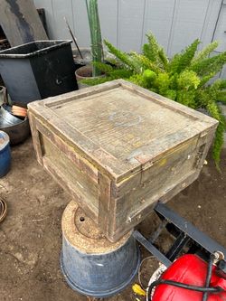 Wooden military box