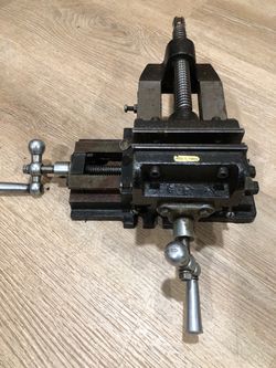 Vintage 4" Heavy Duty Cross-Slide Vise (X-Y Drill Press Compound Vise) – Made in Taiwan