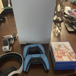 PlayStation 5, Controllers, Games, Dock 