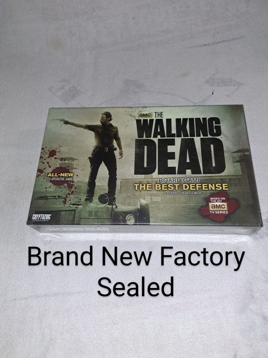Brand New Factory Sealed AMC The Walking Dead The Best Defense Board Game