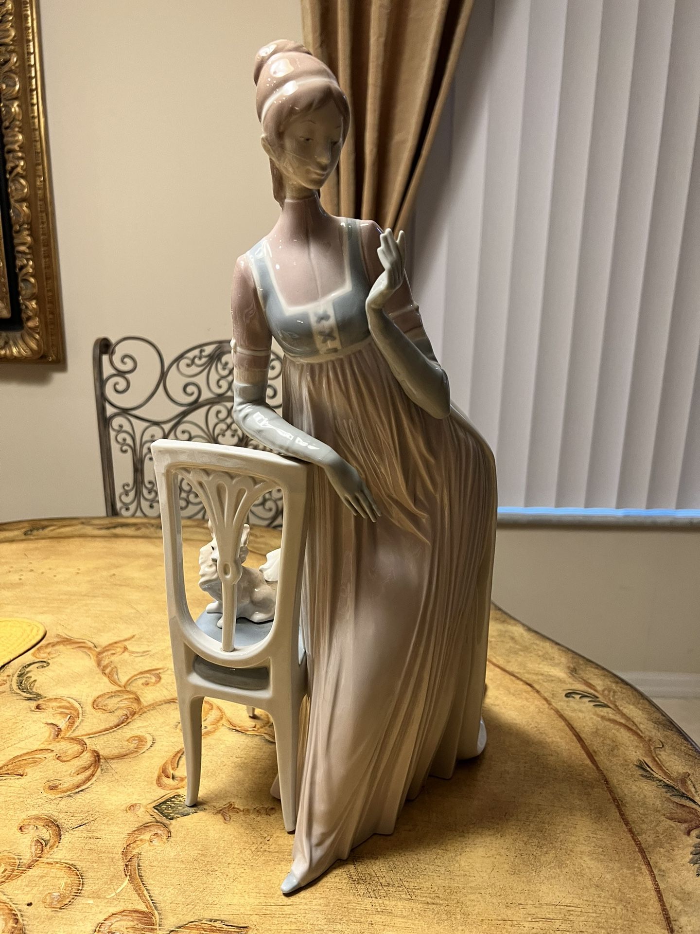 Two 13 Inch Lladro’s Girl And Clown 