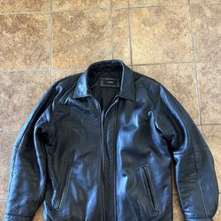 Alfani Leather Jacket Medium