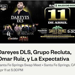 Los Dareyes Tickets