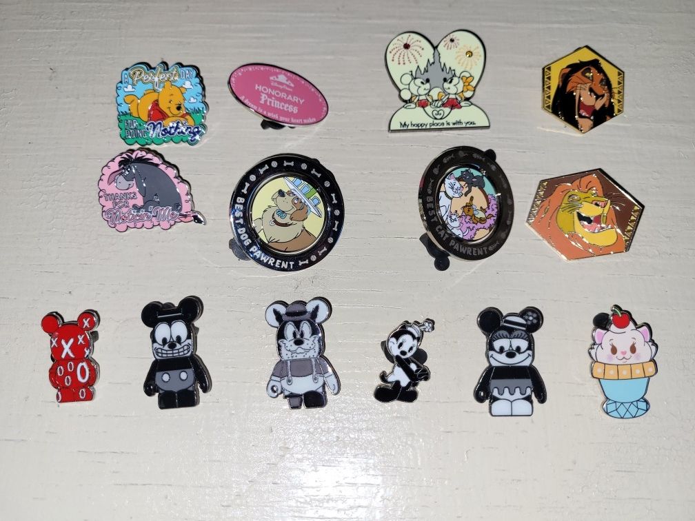 Disney Collectible Pins - Asst. From Disney World 