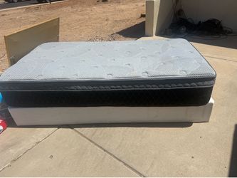 Gently use twin mattress and box spring