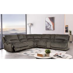Redding 6-Piece Power Reclining Sectional- From Costco