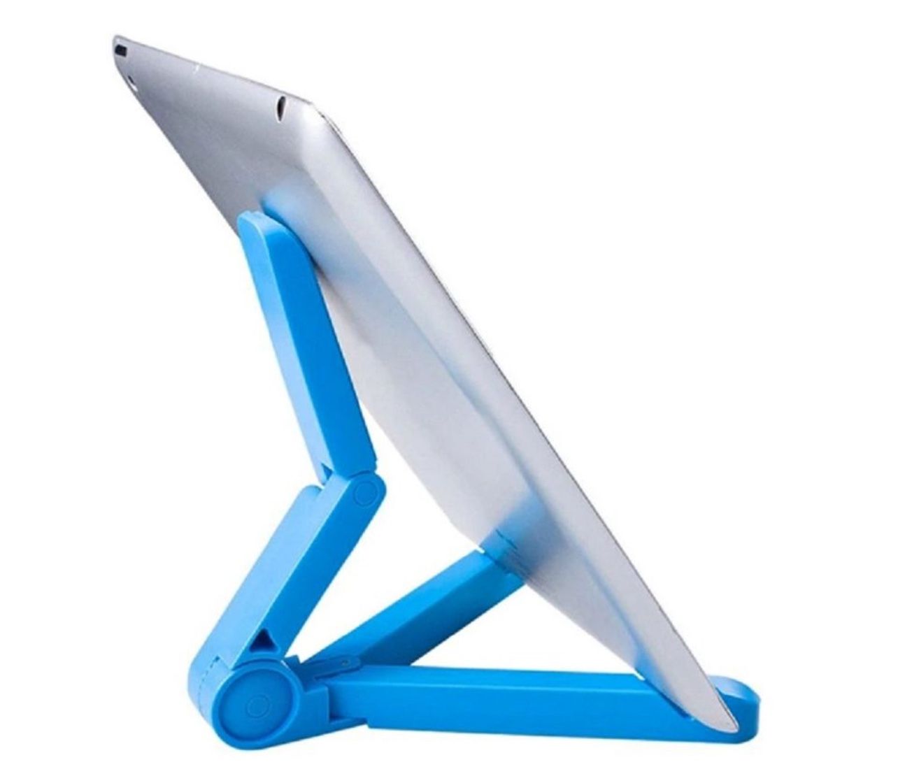 Phone Holder Foldable Desk Stand Multi-Angle Mount For Phone Blue