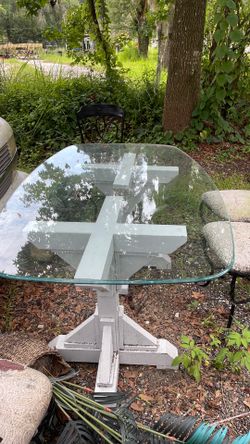 Glass table top
