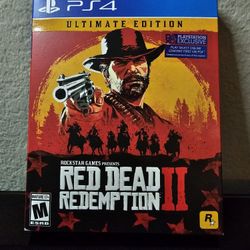 PS4 Red Dead Redemption 2 Ultimate Edtion Sealed-Mint