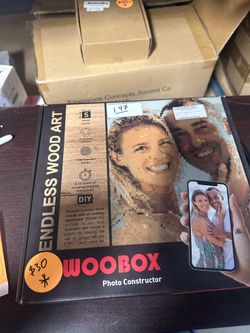 [147].  Personalized Photo Constructor Made of Natural Wood, Organic DIY Puzzle kit, 3D Art Mosaics, Customized Pixel Art Picture, Large Unique Wall D