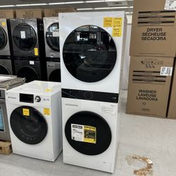 OPEN BOX Compact LG 24" Washtower Model WKHC152HWA
