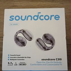 SOUNDCORE by ANKER Open- Ear Clip- On Earbuds