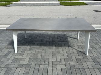 Large 80" Modern Dining or Outdoor Table