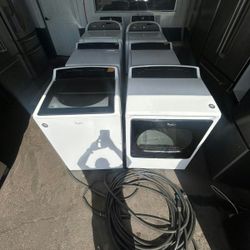 DM for deli very Whirl pool Was her Electric Dryer Set Xtra Lrg Capacity